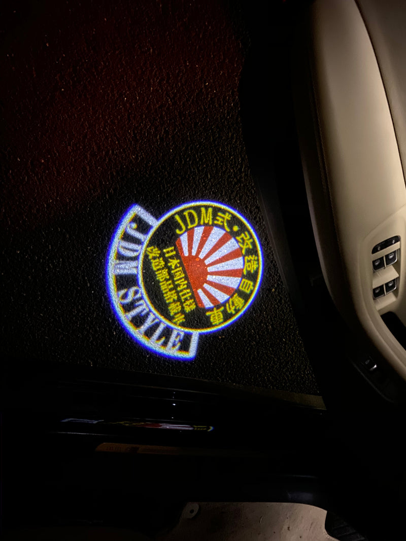 JDM LOGO PROJECTOT LIGHTS Nr.03 (quantity 1 = 1 sets/2 door lights)