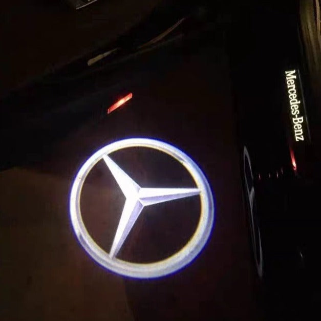 MERCEDES BENZ Original LOGO PROJECTOT LIGHTS Nr.12 (quantity 1 = 1 sets/2 door lights)