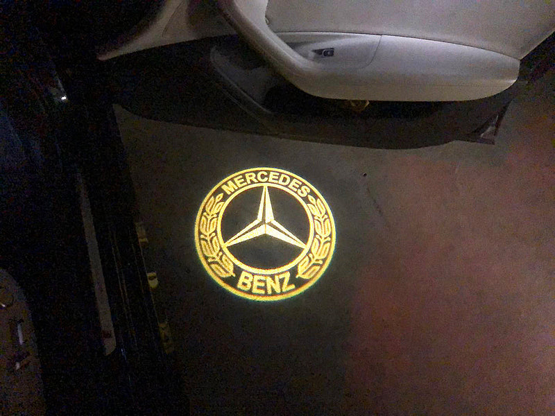 MERCEDES BENZ Original LOGO PROJECTOT LIGHTS Nr.05 (quantity 1 = 1 sets/2 door lights)