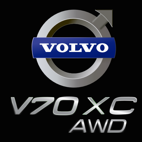 Volvo V 70 LOGO PROJECROTR LIGHTS Nr.04  (quantity  1 =  2 Logo Film /  2 door lights)