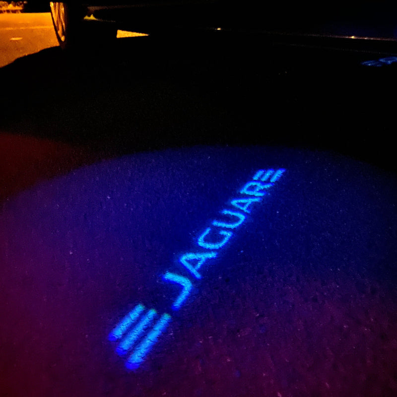 JAGUAR Blue color LOGO PROJECROTR LIGHTS Nr.19 (quantity 1 = 1 sets/2 door lights)