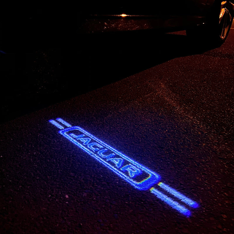 JAGUAR Blue Color LOGO PROJECROTR LIGHTS Nr.12 (quantity 1 = 1 sets/2 door lights)