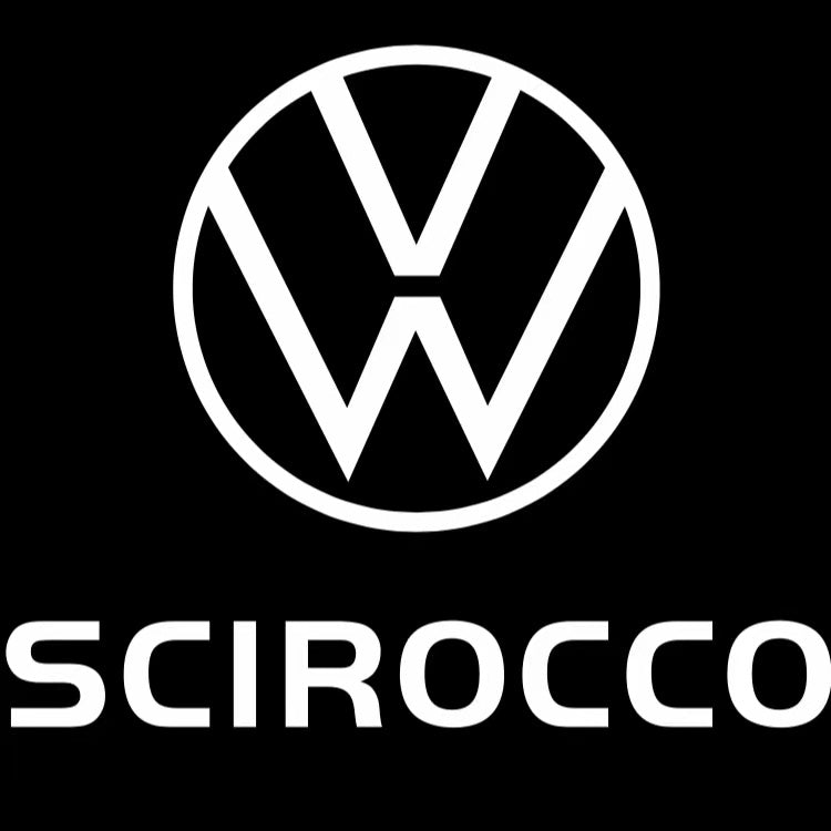 Volkswagen Door lights SCIROCCO  Logo  Nr. 0203 (quantity 1 = 2 Logo Films /2 door lights）