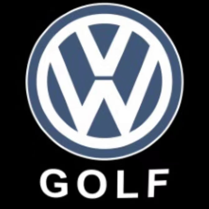 Volkswagen Door lights GOLF Logo  Nr. 0201 (quantity 1 = 2 Logo Films /2 door lights）