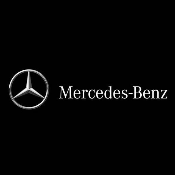 MERCEDES BENZ Original LOGO PROJECTOT LIGHTS Nr.06 (quantity 1 = 1 sets/2 door lights)