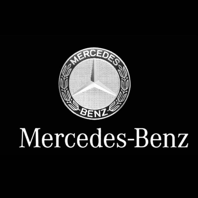 MERCEDES BENZ Original LOGO PROJECTOT LIGHTS Nr.05  (quantity 1 = 1 sets/2 door lights)