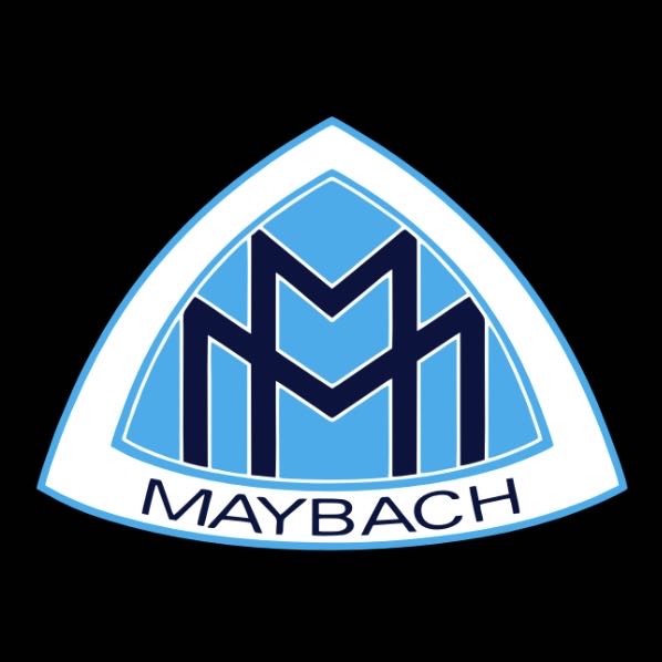 MAYBACH LOGO PROJECTOT LIGHTS Nr.1314 (quantity 1 = 2 Logo Films /2 door lights）