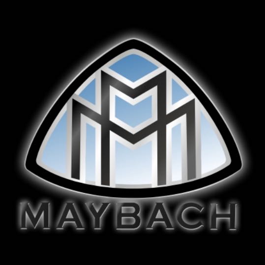 MAYBACH LOGO PROJECTOT LIGHTS Nr.1320 (quantity 1 = 2 Logo Films /2 door lights）