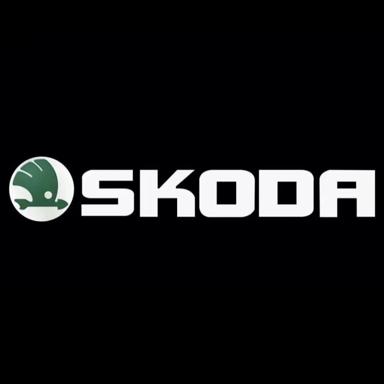 SKODA ORIGINAL LOGO PROJECTOT LIGHTS Nr.85 (quantity  1 =  2 Logo Film /  2 door lights)