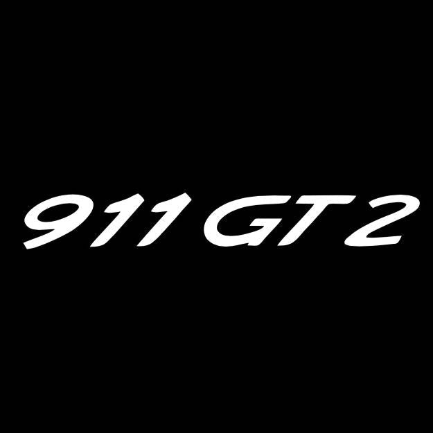 PORSCHE GT  LOGO PROJECTOT LIGHTS Nr.8004 (quantity  1 =  2 Logo Film /  2 door lights)