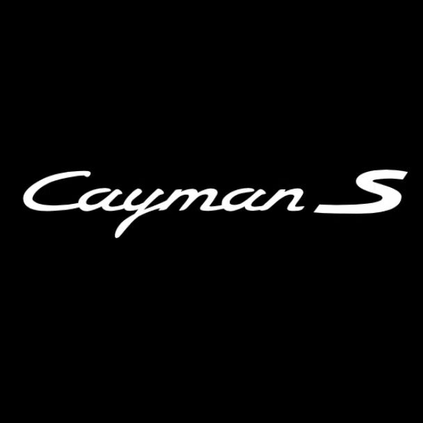 PORSCHE Cayman  LOGO PROJECTOT LIGHTS Nr.8011 (quantity  1 =  2 Logo Film /  2 door lights)