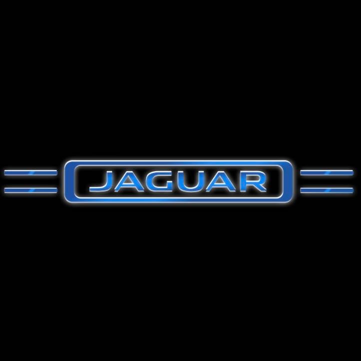 JAGUAR Blue color LOGO PROJECROTR LIGHTS Nr.19 (quantity 1 = 1 sets/2 door lights)