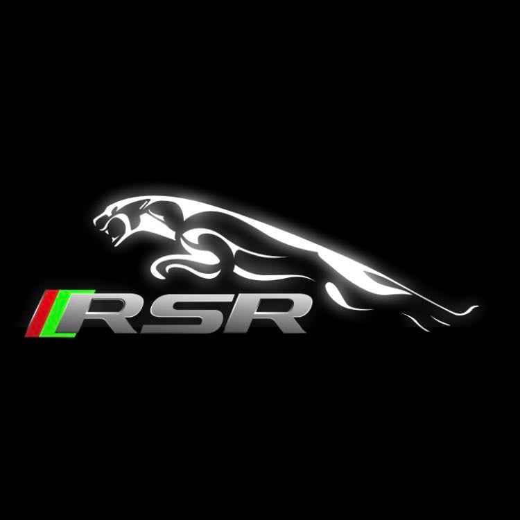 JAGUAR  RSR LOGO PROJECROTR LIGHTS Nr.106  (quantity 1 = 1 sets/2 door lights)