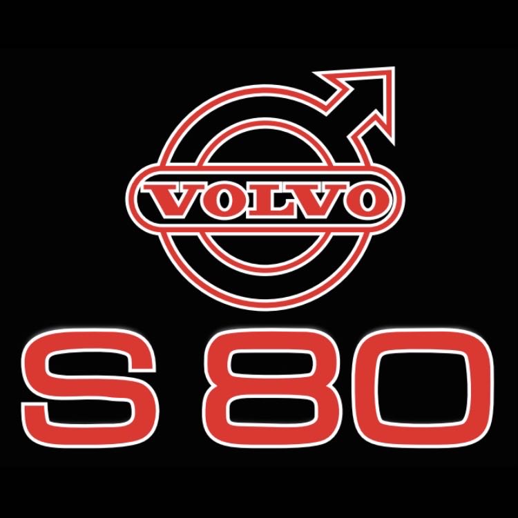 Volvo S 80 LOGO PROJECROTR LIGHTS Nr.88 (quantity  1 =  2 Logo Film /  2 door lights)