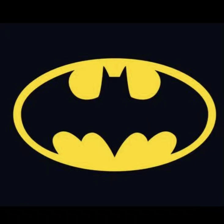 Batman Logo door lights Nr.209 (quantity 1 = 2 Logo Films /2 door lights）DC Heroes Logo