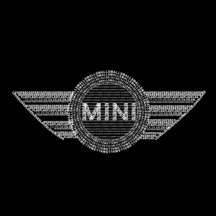 MINI ORIGINAL LOGO PROJECROTR LIGHTS Nr.57 (quantity  1 =  2 Logo Film /  2 door lights)