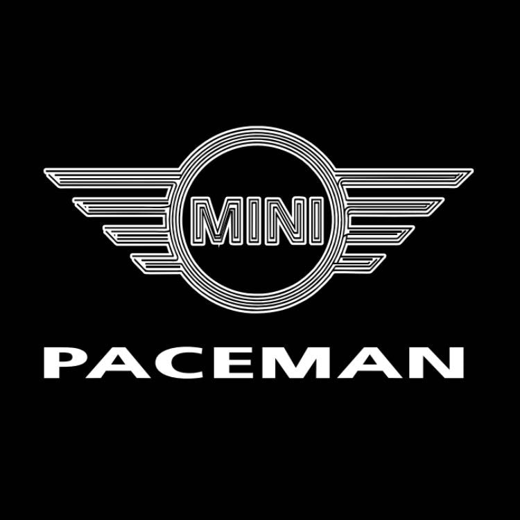 MINI PACEMAN LOGO PROJECROTR LIGHTS Nr.32 (quantity  1 =  2 Logo Film /  2 door lights)