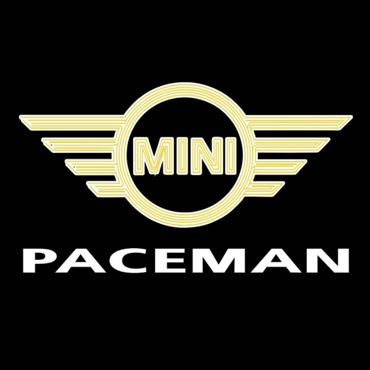 MINI PACEMAN LOGO PROJECROTR LIGHTS Nr.138 (quantity  1 =  2 Logo Film /  2 door lights)