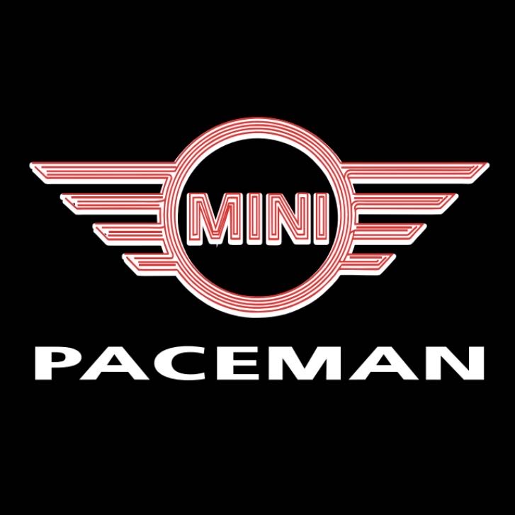 MINI PACEMAN LOGO PROJECROTR LIGHTS Nr.146 (quantity  1 =  2 Logo Film /  2 door lights)