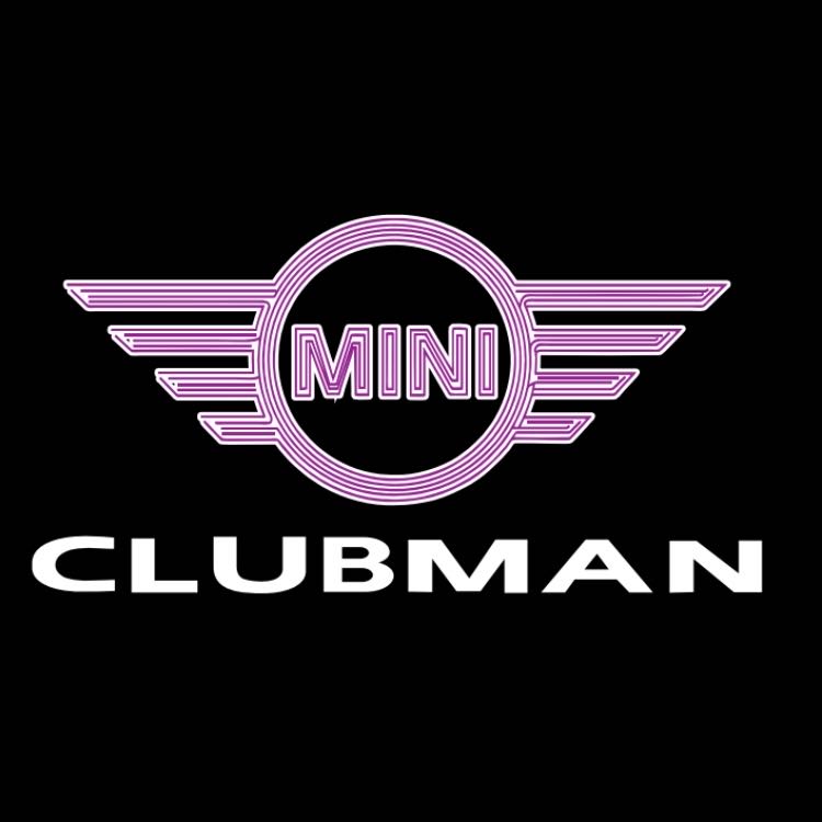 MINI CLUBMAN LOGO PROJECROTR LIGHTS Nr.140 (quantity  1 =  2 Logo Film /  2 door lights)