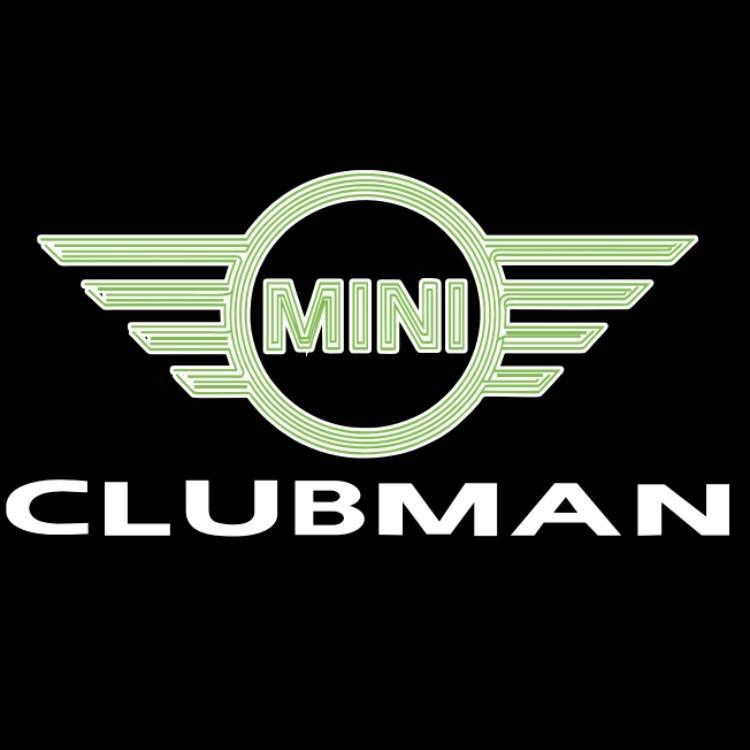 MINI CLUBMAN LOGO PROJECROTR LIGHTS Nr.130 (quantity  1 =  2 Logo Film /  2 door lights)