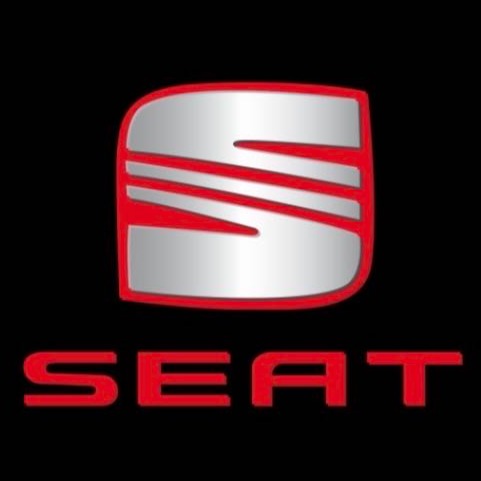 SEAT  ORIGINAL LOGO PROJECTOT LIGHTS Nr.256  (quantity 1 = 2 Logo Films /2 door lights）