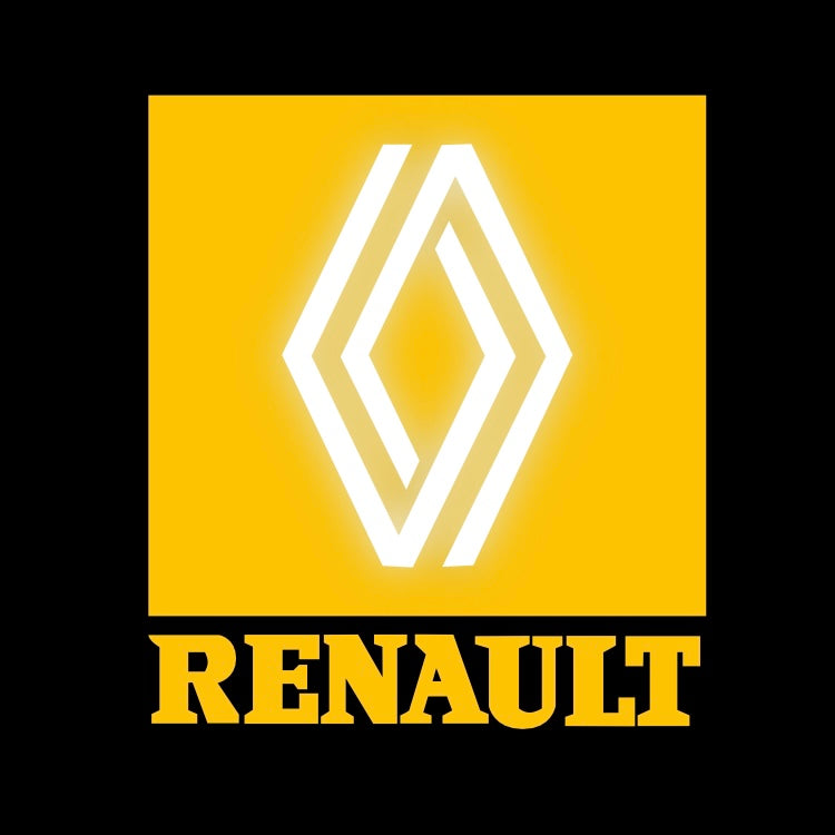 RENAULT ORIGINAL LOGO PROJECTOT LIGHTS Nr.28086 (quantity 1 = 2 Logo Films /2 door lights )