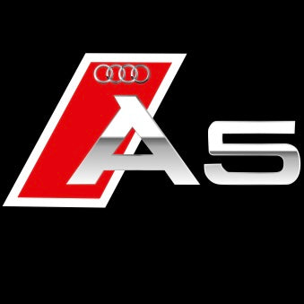 AUDI A5 LOGO PROJECTOT LIGHTS Nr.002A82