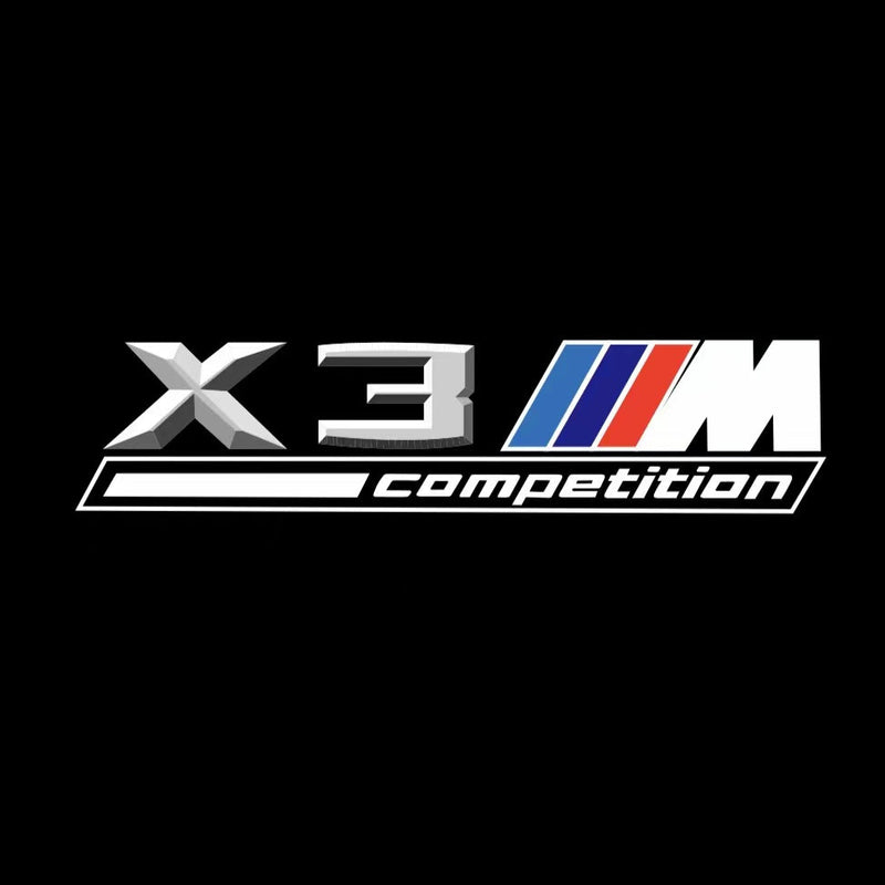 BMW  X3M  LOGO PROJECTOT LIGHTS Nr.600X313