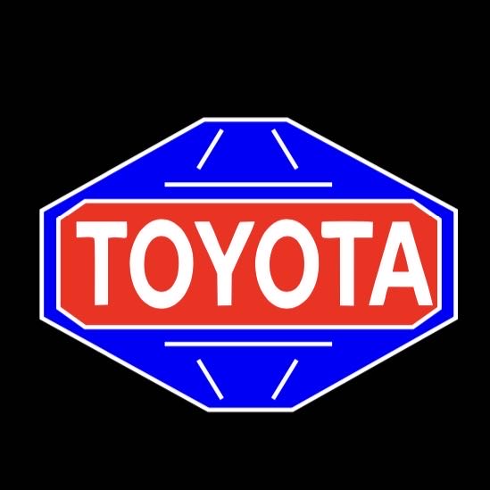 Toyota  Orignal LOGO PROJECROTR LIGHTS Nr.02 (quantity 1 = 1 sets/2 door lights)T75