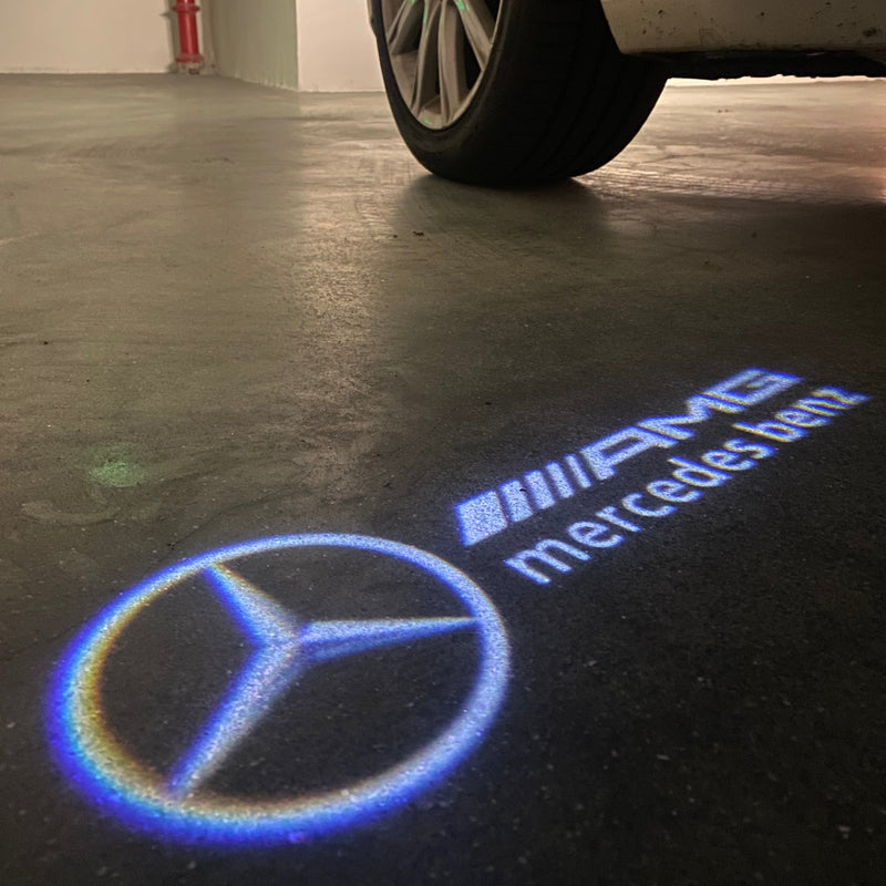 MERCEDES BENZ AMG LOGO PROJECTOT LIGHTS Nr.18 (quantity 1 = 1 sets/2 door lights)001