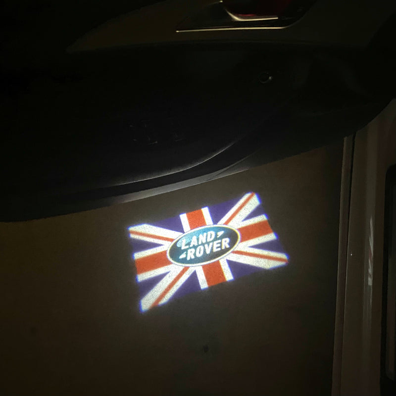 Land Rover  ORIGINAL  LOGO PROJECROTR LIGHTS Nr.1103 (quantity 1 = 1 sets/2 door lights)