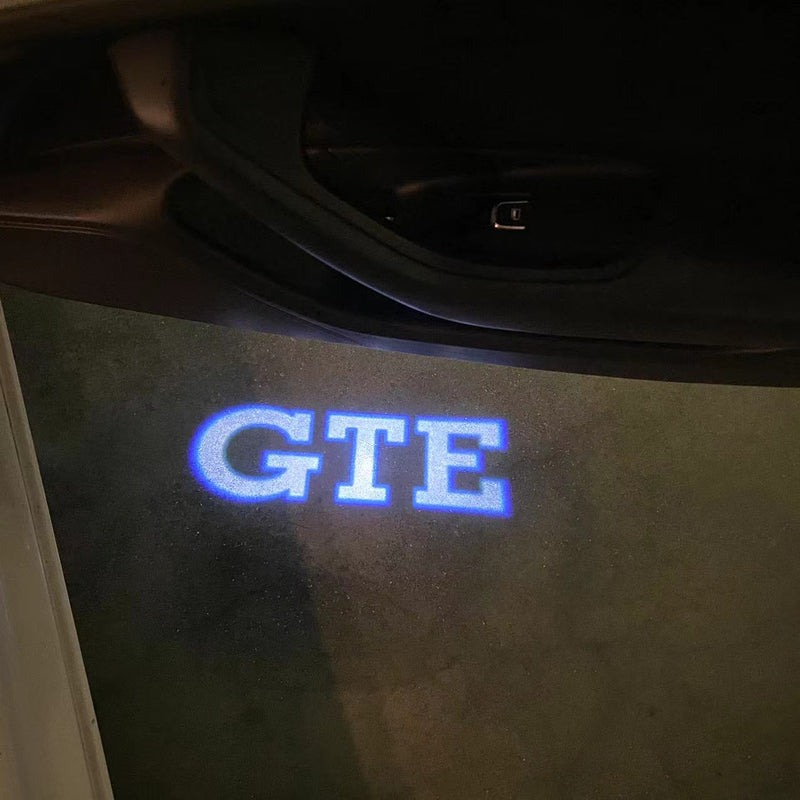 Volkswagen Door lights  GTE Logo  Nr. 096 (quantity 1 = 2 Logo Films /2 door lights）