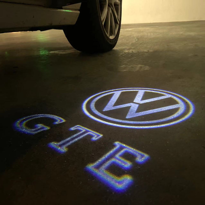 Volkswagen Door lights  GTE Logo  Nr. 097 (quantity 1 = 2 Logo Films /2 door lights）