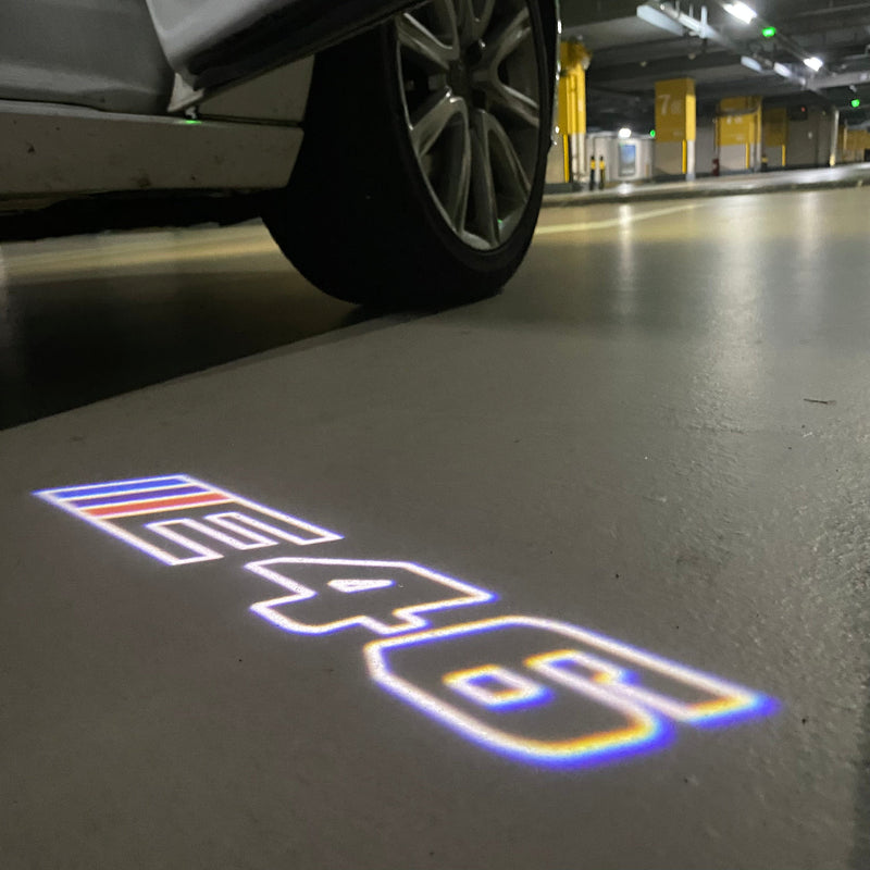 BMW  3 SERIES E46  LOGO PROJECTOT LIGHTS Nr.600x130