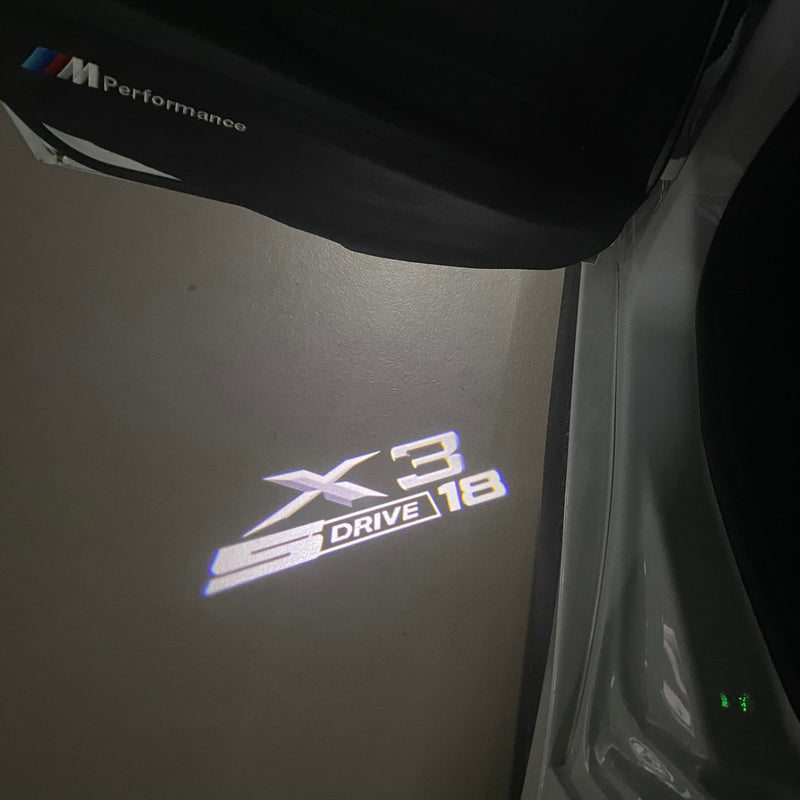 BMW  X3  LOGO PROJECTOT LIGHTS Nr.600X309