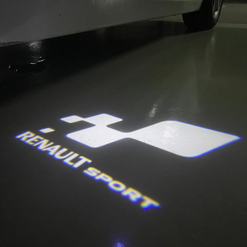 RENAULT  Sport LOGO PROJECTOT LIGHTS Nr.28061 (quantity 1 = 2 Logo Films /2 door lights )