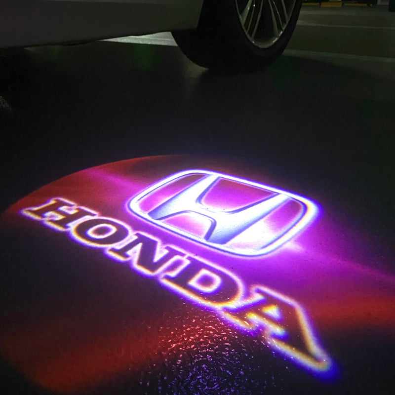 HONDA ORIGINAL  LOGO PROJECTOT LIGHTS (quantity 1 = 2 Logo Films /2 door lights）Nr.01A01