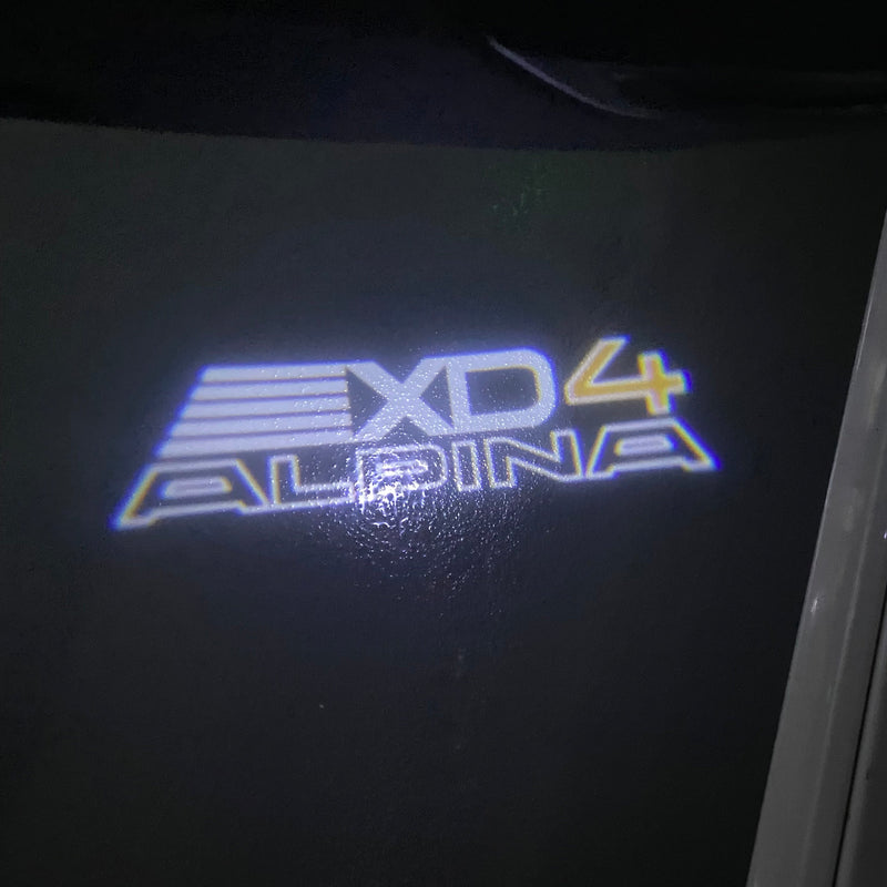 ALPINA XD4 LOGO PROJECTOT LIGHTS  (quantity 1 = 1 sets/2 door lights)Nr.099B019