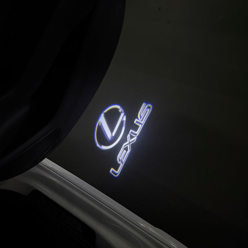 LEXUS Original LOGO PROJECROTR LIGHTS Nr.01 (quantity 1 = 1 sets/2 door lights)