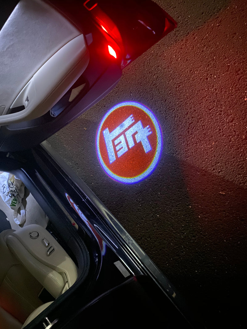 JDM LOGO PROJECTOT LIGHTS Nr.09 (quantity 1 = 1 sets/2 door lights)