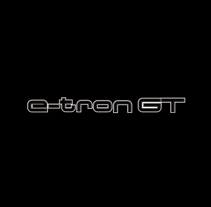 AUDI  E-TRON GT LOGO PROJECTOT LIGHTS Nr.3704