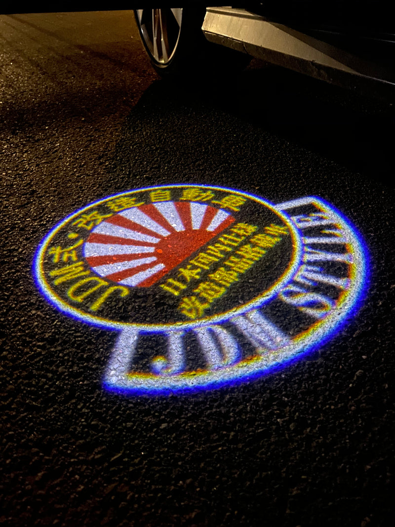 JDM LOGO PROJECTOT LIGHTS Nr.03 (quantity 1 = 1 sets/2 door lights)