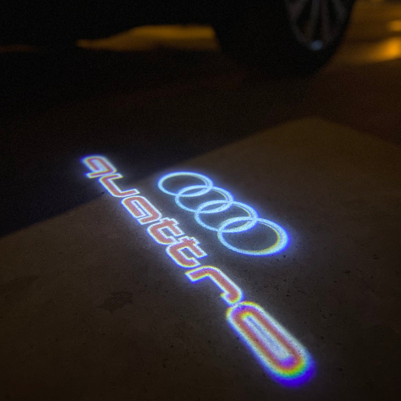 AUDI QUATTRO  LOGO PROJECTOT LIGHTS Nr.3727