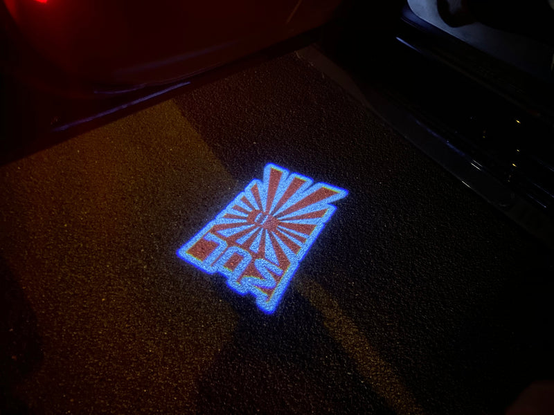 JDM LOGO PROJECTOT LIGHTS Nr.18 (quantity 1 = 1 sets/2 door lights)