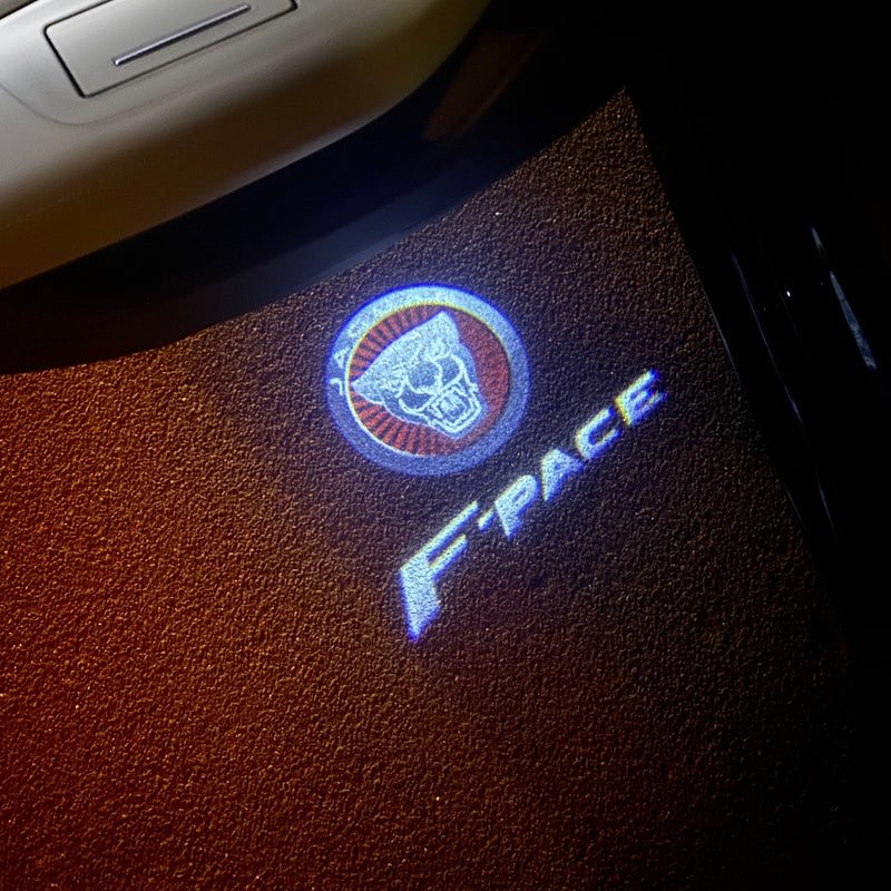 JAGUAR  F PACE  LOGO PROJECROTR LIGHTS Nr.113  (quantity 1 = 1 sets/2 door lights)