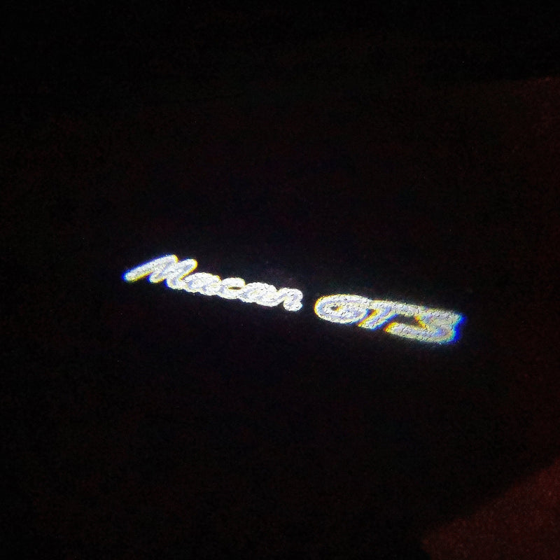 PORSCHE MACAN  LOGO PROJECTOT LIGHTS Nr.8088 (quantity  1 =  2 Logo Film /  2 door lights)