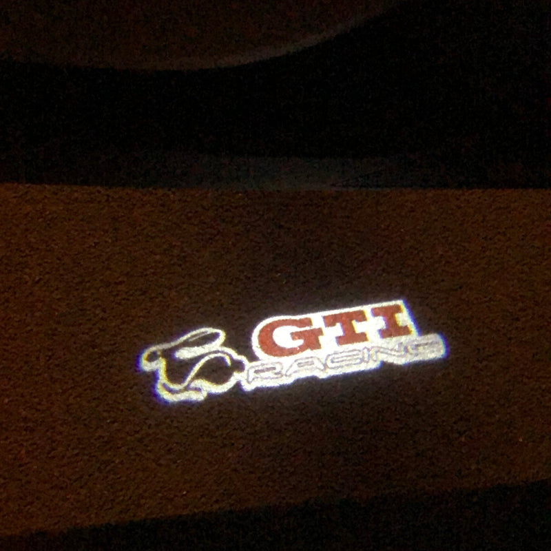 Volkswagen Door lights GTI Logo  Nr. 28   (quantity 1 = 2 Logo Films /2 door lights）