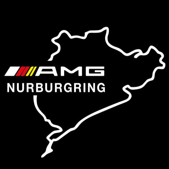 MERCEDES BENZ AMG NÜRBURGRING LOGO PROJECTOT LIGHTS Nr.01 (quantity 1 = 1 sets/2 door lights)