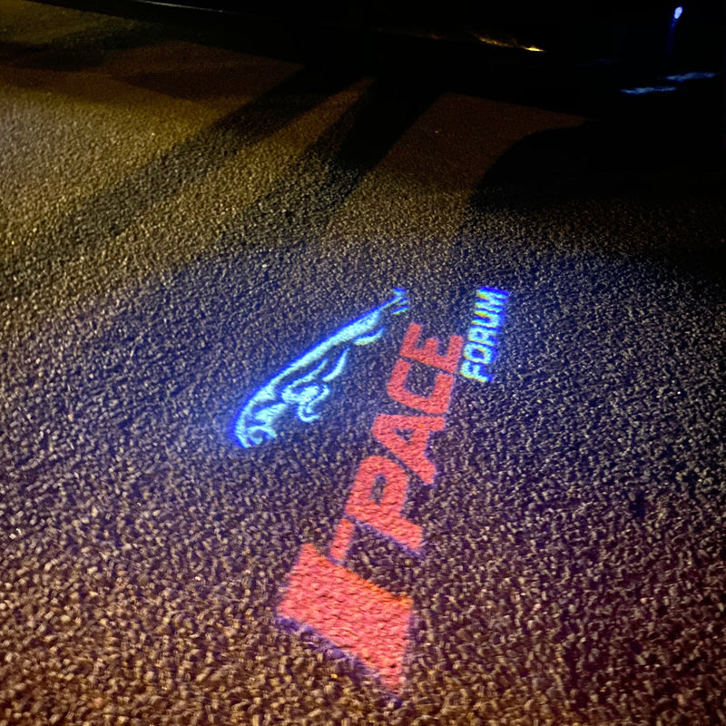 JAGUAR  I  PACE  LOGO PROJECROTR LIGHTS Nr.119  (quantity 1 = 1 sets/2 door lights)